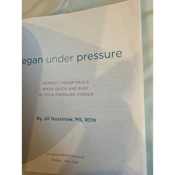 Vegan Under Pressure cookbook by Jill Nussinow - Picture 3 of 7